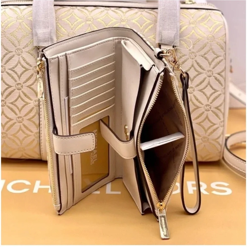 Michael Kors Duffle Satchel Crossbody and Wallet Set